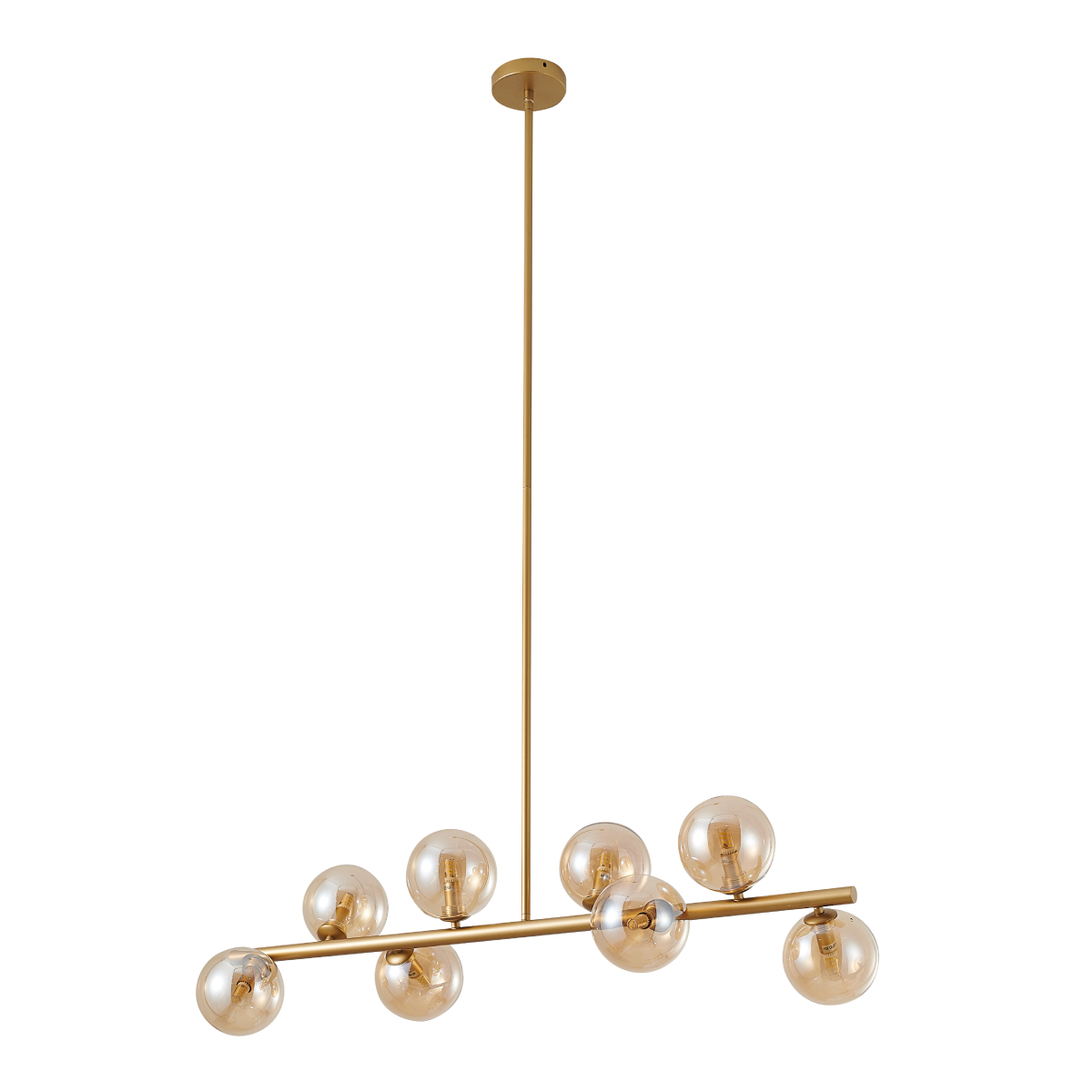 TLD LAMPARA SUSPENDIDA 11012711 LINEAL BRONCE GLOBOS
