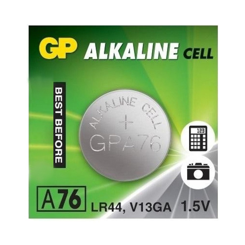 GP ALKALINA BATERIA A76F-1210 BL 10 LR44-C10