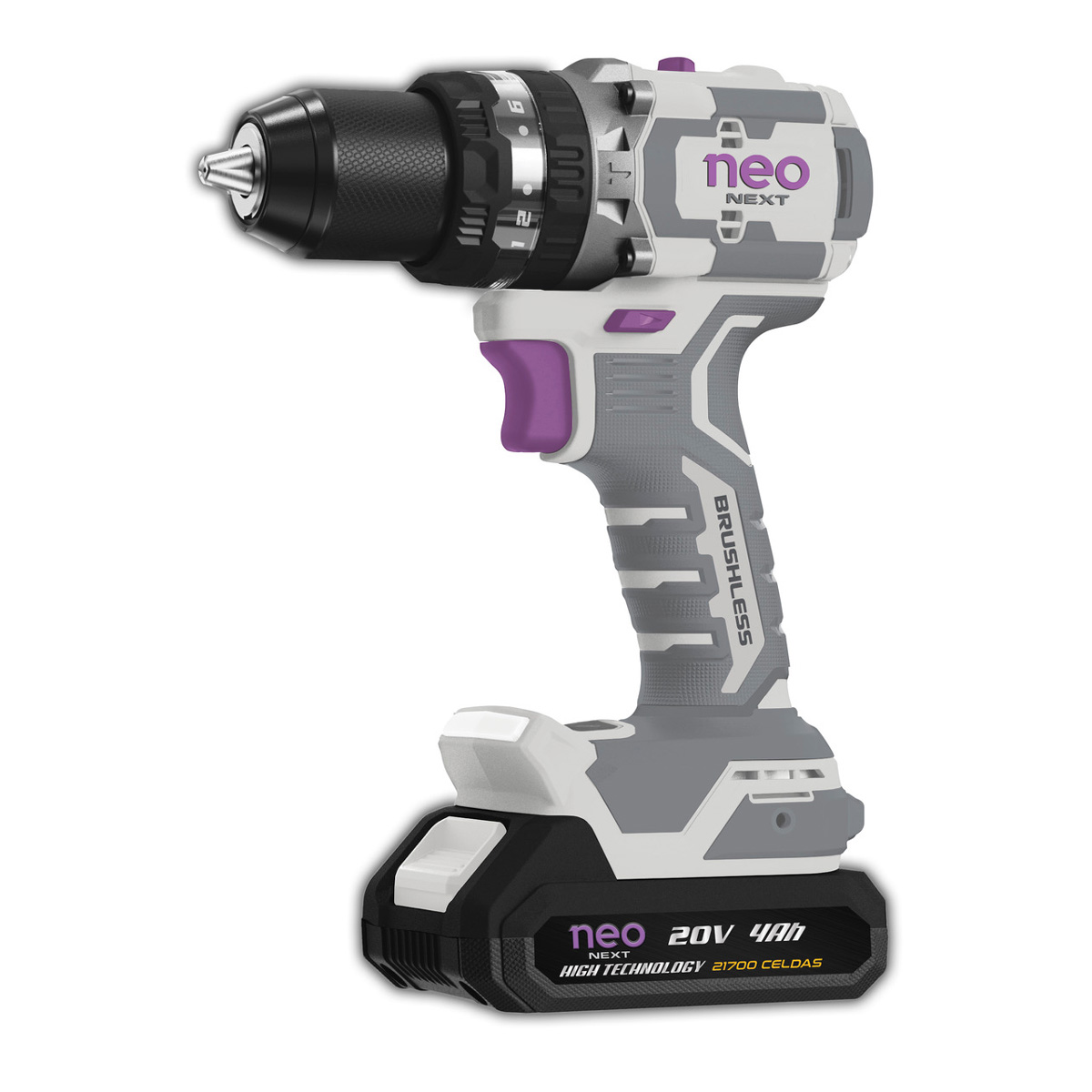 NEO NEXT TALADRO 20V 4AH 13MM 110N/M T12110/20K2