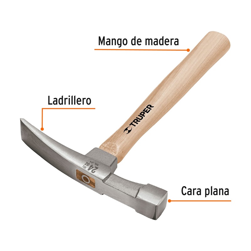 TRUPER MARTILLO T/PIQUETA 24oz ML-24 (16861)