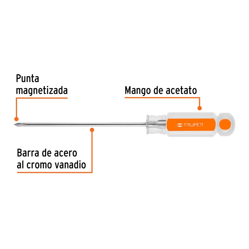 TRUPER DESATORNILLADOR PHILLIPS DP-1/8*4 (14053)
