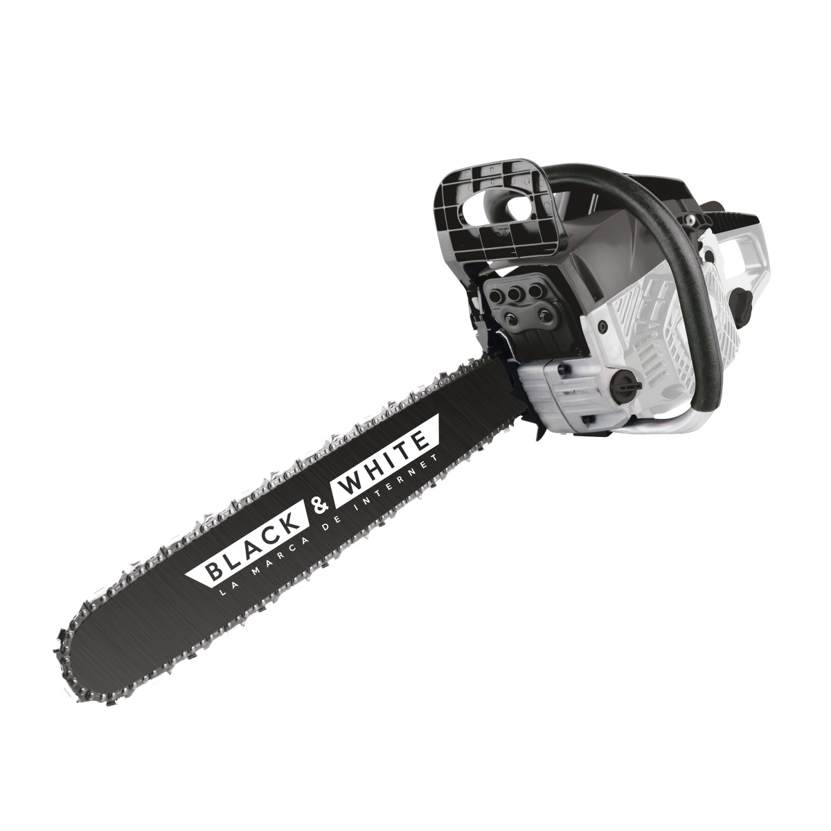 BLACK AND WHITE MOTOSIERRA GASOLINA 58CC 2200W 2.95HP  (BWM58/20)