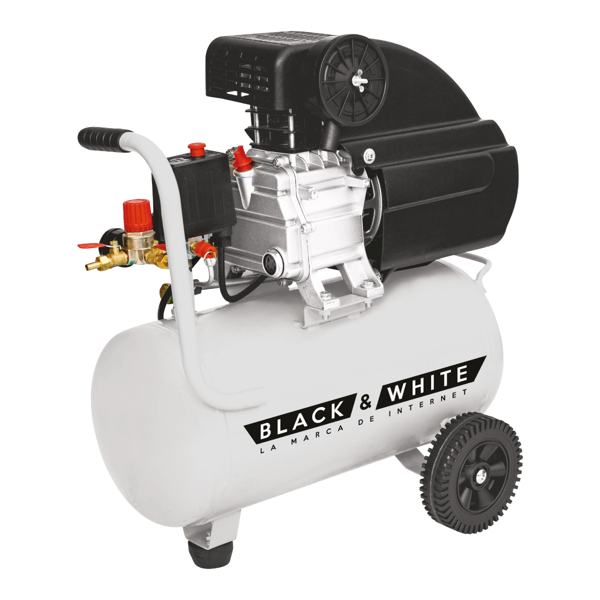 BLACK AND WHITE COMPRESOR 24 L (6.3 GL) 1.5 HP 115 PSI BWC24/1/16 (7101000031)