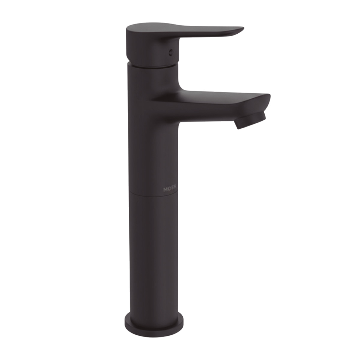 MOEN CACHERA LAVATORIO SIENNA LAT15122BL CUELLO ALTO MONOCOMANDO NEGRA