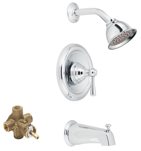 MOEN CACHERA BAÑO RHIN CROM MONOCOM 2460 - Ferretería Brenes