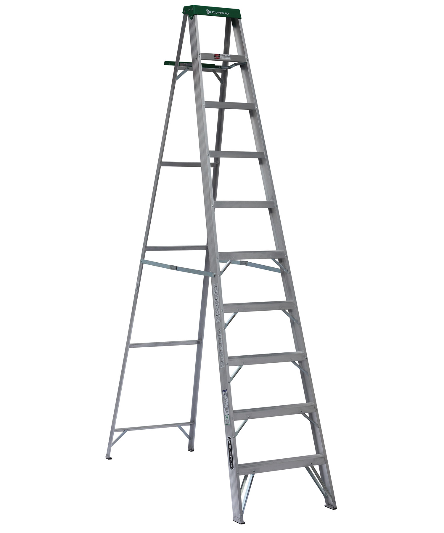 CUPRUM ESCALERA TIJERA ALUMINIO 10 PIES 728-10N (C-2213-10)