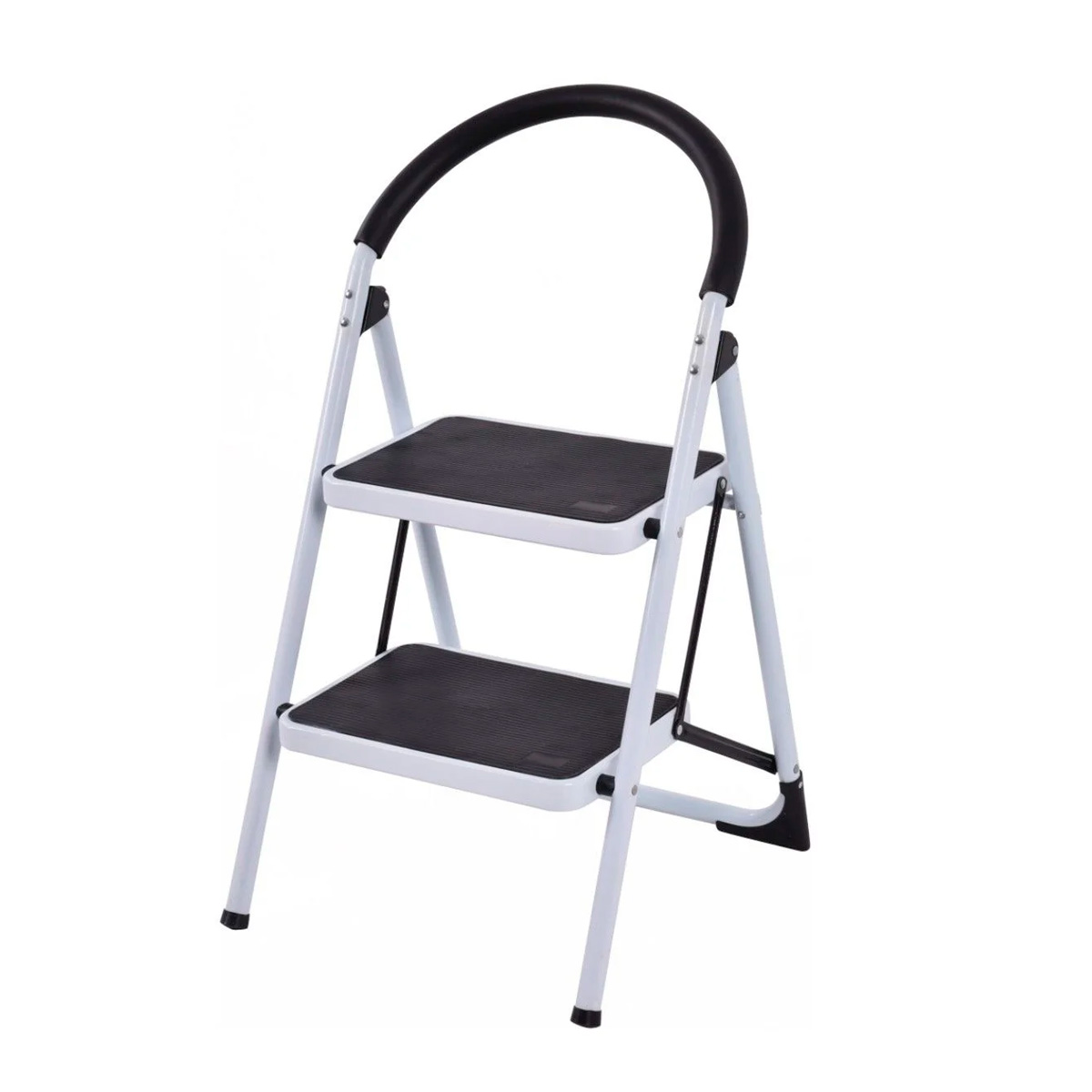 BLACK AND WHITE ESCALERA 2 PELDAÑOS BLANCA BWEHA-02