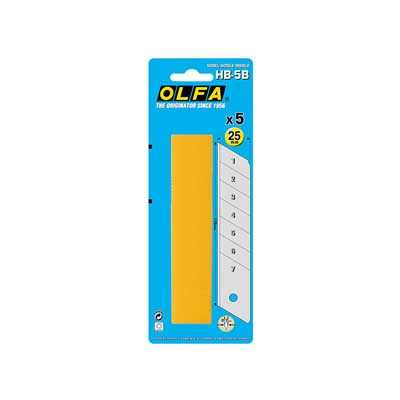 OLFA REPUESTO CUTTER  HB-5B   5PZ  4004545