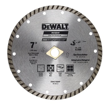 DW DISCO DIAMANTADO 7 47700  CONCRETO/CERAMICA