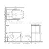 AMERICAN STANDARD INODORO BLANCO ARAL 609641001L - Imagen 2