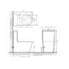 AMERICAN STANDARD INODORO BORNEO TOUCHLESS BLANCO (609681001L) - Imagen 2