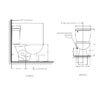 CORONA INODORO ECOLINE 11 BLANCO C/ACCES Y ASIENTO 2472020.020 (1201789) - Imagen 2