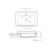 AMERICAN STANDARD LAVATORIO SOBREPONER FLUID BLANCO 219231001 - Imagen 2