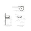 CORONA LAVATORIO SOBREPONER MANANTIAL DUO BLANCO O74111001L - Imagen 2
