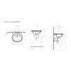 CORONA MUEBLE CASCADE C/LAVAMANOS 19.02021.020 55*55.4*51.5cms - Imagen 3